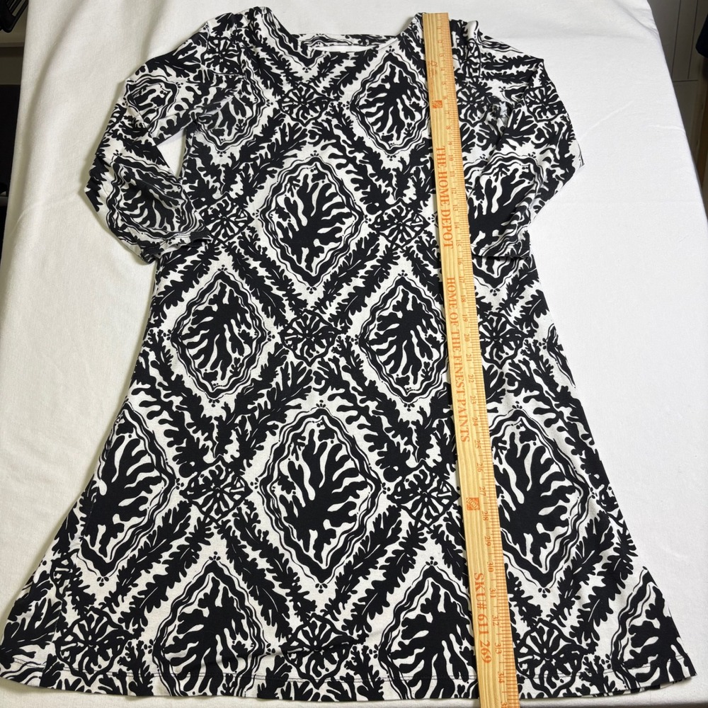 Lilly Pulitzer, A-Line Dress, Black White, Small, MSRP $98